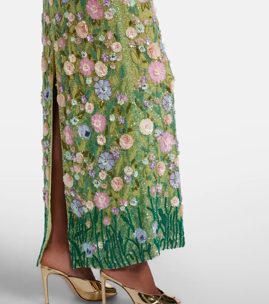LA FUORI Là Fuori Embellished floral gown | Thumbnail 4 LA FUORI Là Fuori Embellished floral gown | Thumbnail 4