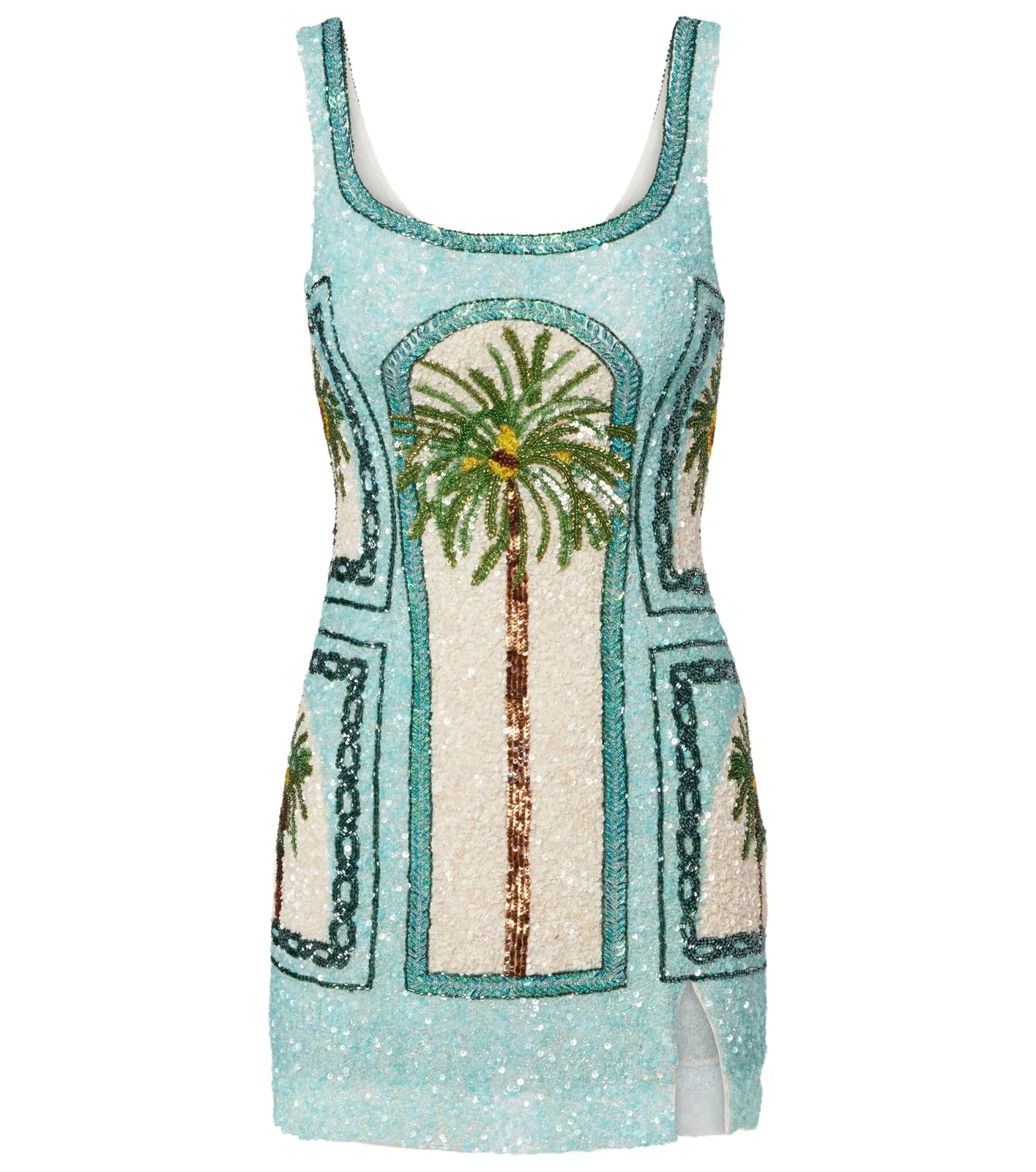 Là Fuori Palm Jumeirah embellished minidress Là Fuori Palm Jumeirah embellished minidress