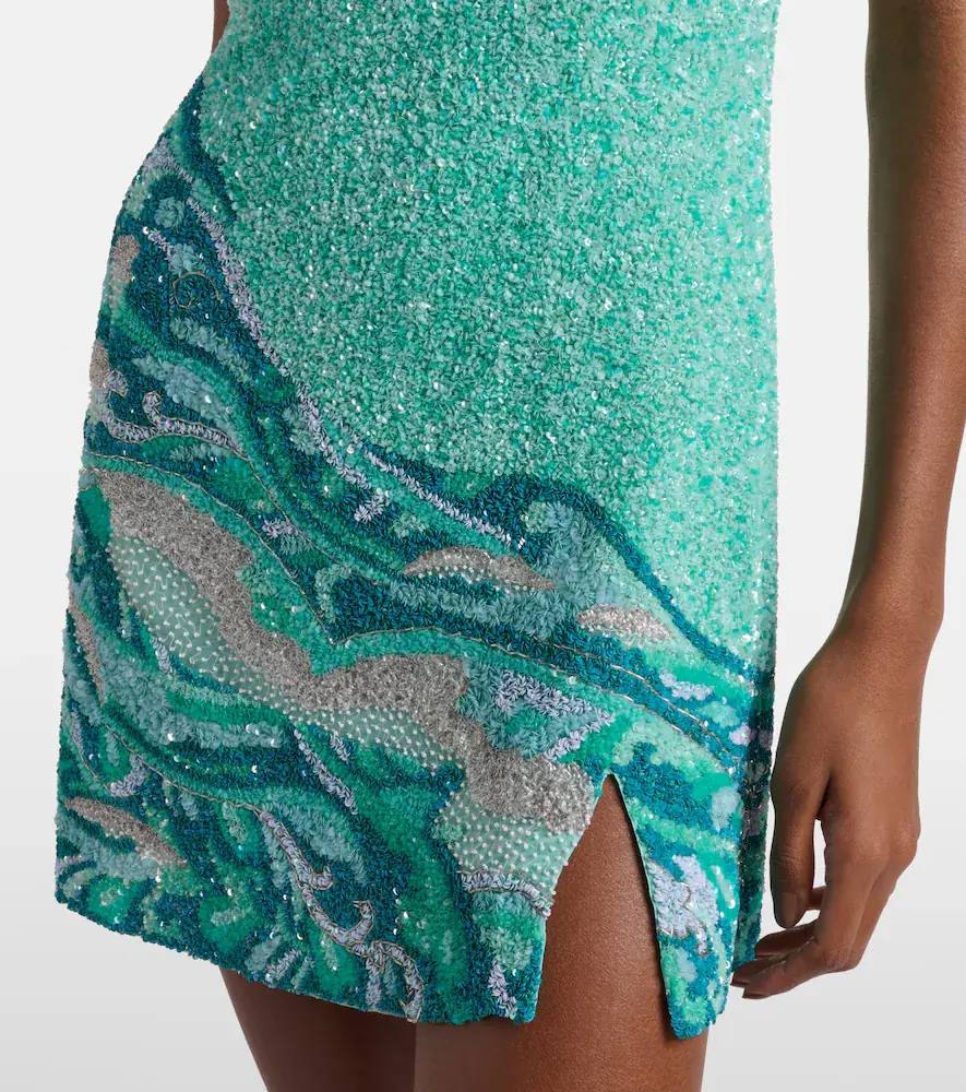 La Fuori Là Fuori Sea embroidered minidress | Thumbnail 2
