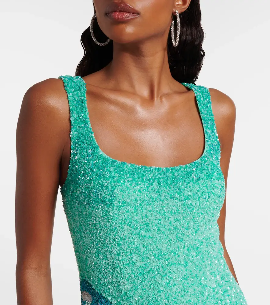 La Fuori Là Fuori Sea embroidered minidress | Thumbnail 4