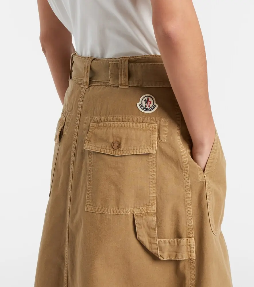 Moncler Belted denim midi skirt | Thumbnail 5 Moncler Belted denim midi skirt | Thumbnail 5