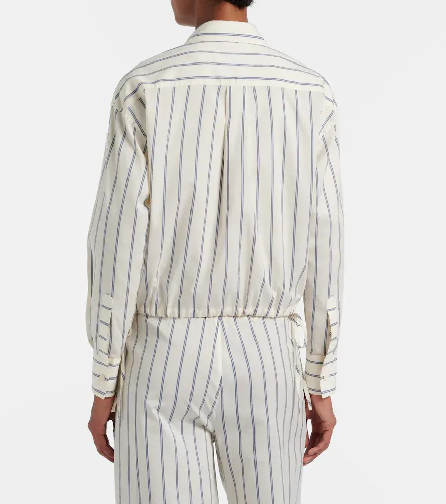 Moncler Striped cotton and silk shirt | Thumbnail 2 Moncler Striped cotton and silk shirt | Thumbnail 2
