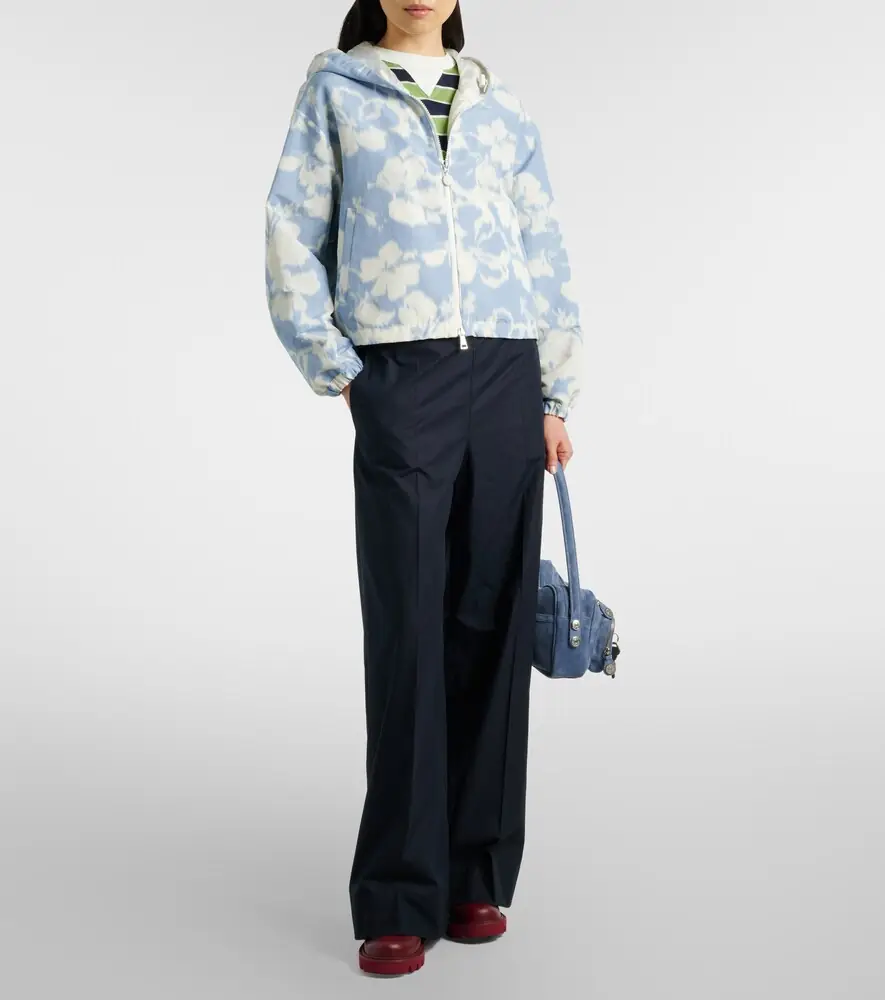 Moncler Noisetier floral hooded jacket | Thumbnail 3 Moncler Noisetier floral hooded jacket | Thumbnail 3