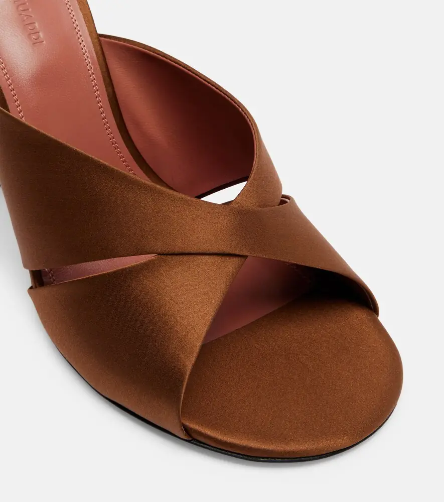 Amina Muaddi Salma satin mules | Thumbnail 4 Amina Muaddi Salma satin mules | Thumbnail 4