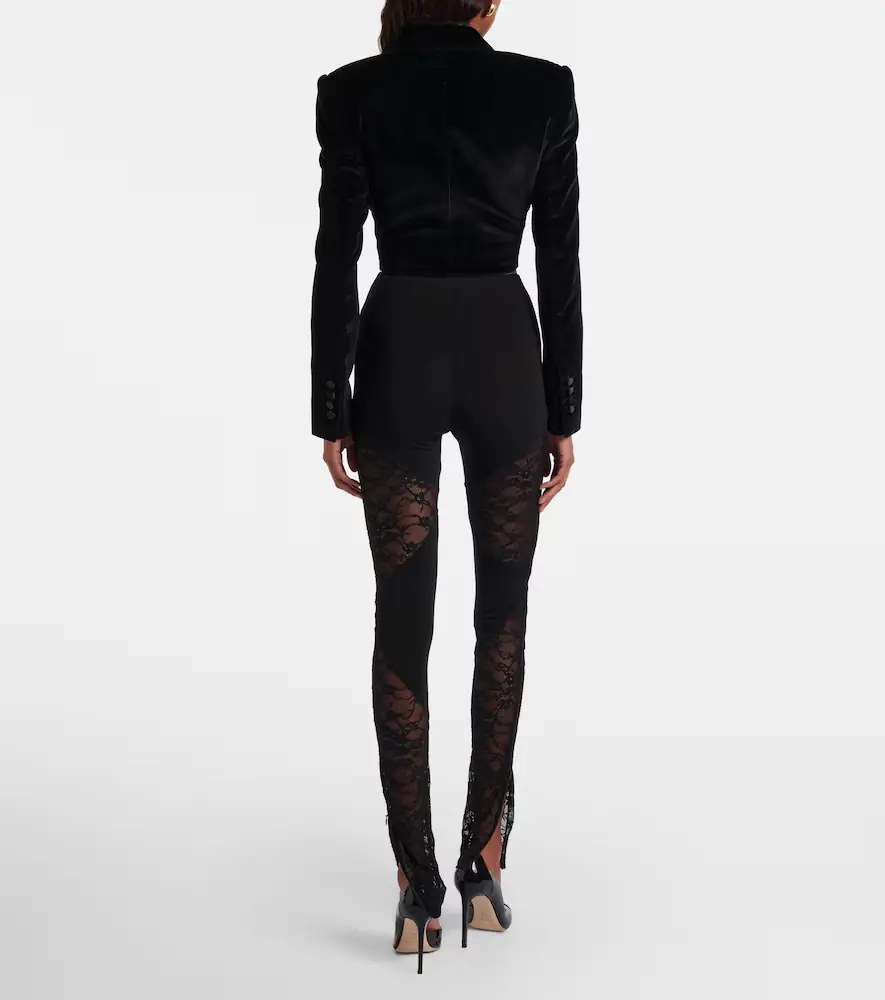 Nina Ricci Lace-trimmed legging | Thumbnail 6 Nina Ricci Lace-trimmed legging | Thumbnail 6