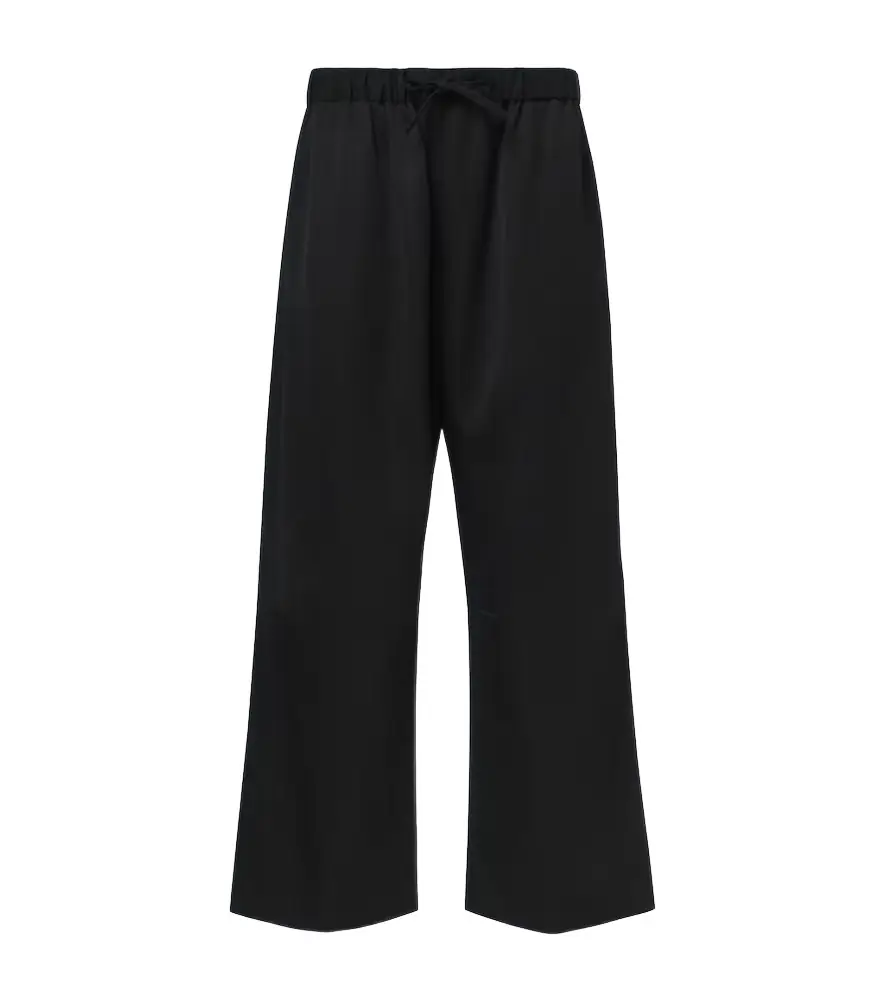 Simone Rocha Crêpe satin wide-leg pants | Image 1 Simone Rocha Crêpe satin wide-leg pants | Image 1