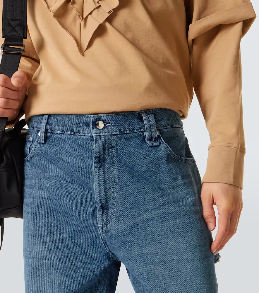 Simone Rocha Crystal-embellished straight jeans | Thumbnail 6