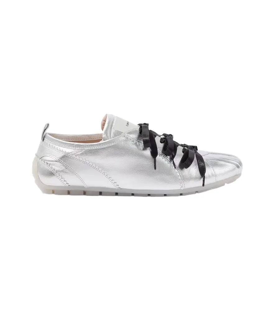 Simone Rocha Ballerina Grip metallic leather sneakers | Image 1 Simone Rocha Ballerina Grip metallic leather sneakers | Image 1
