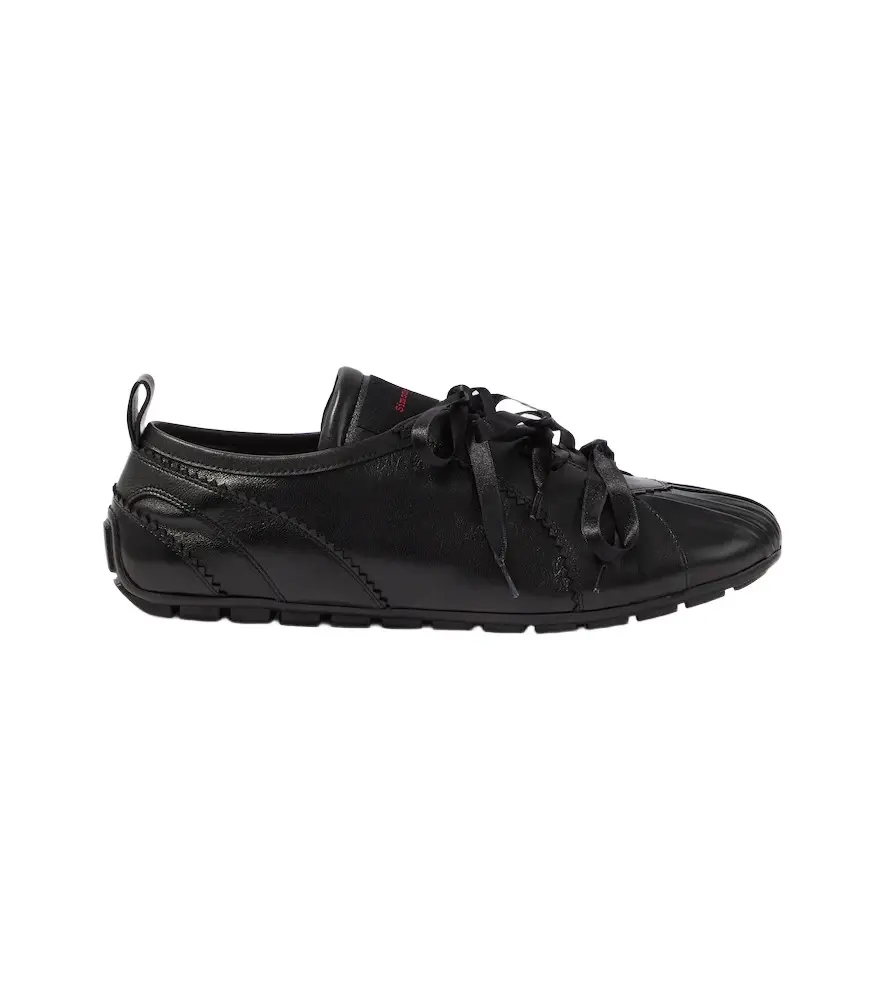 Simone Rocha Ballerina Grip leather sneakers