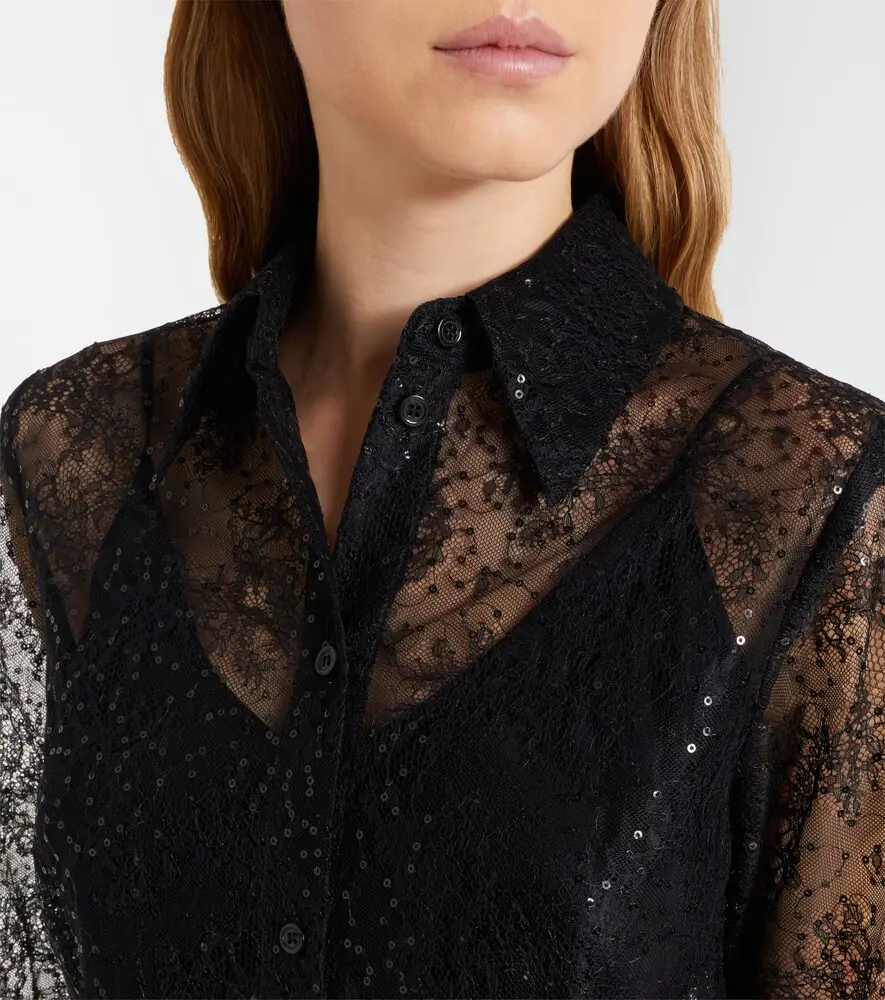 Nina Ricci Sequined lace shirt | Thumbnail 6 Nina Ricci Sequined lace shirt | Thumbnail 6