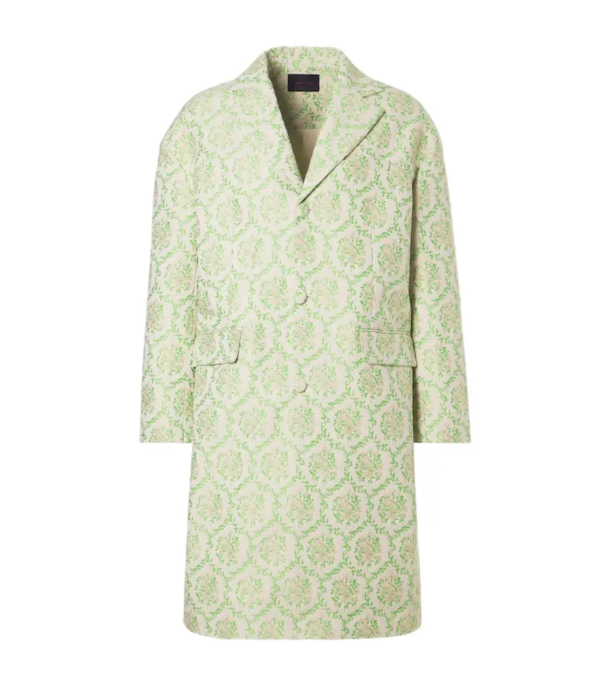 Simone Rocha Floral cotton-blend jacquard coat | Image 1 Simone Rocha Floral cotton-blend jacquard coat | Image 1