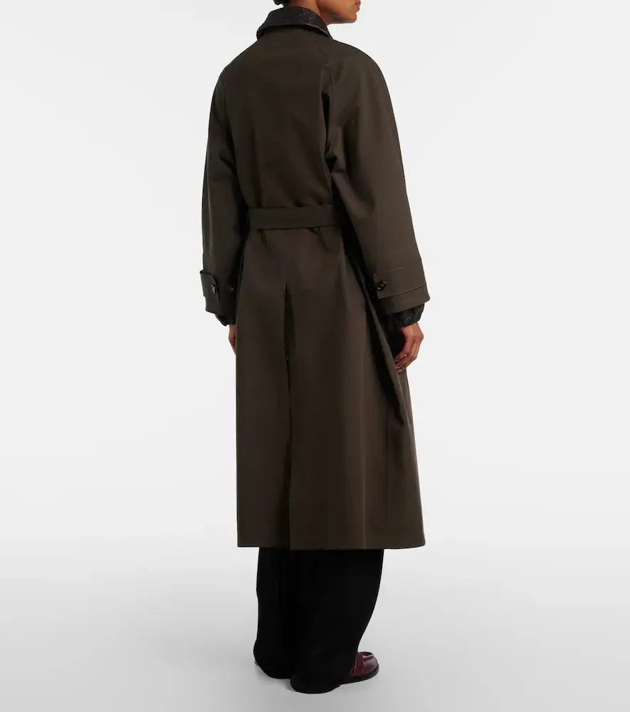 Bottega Veneta Intrecciato cotton-blend trench coat | Thumbnail 4