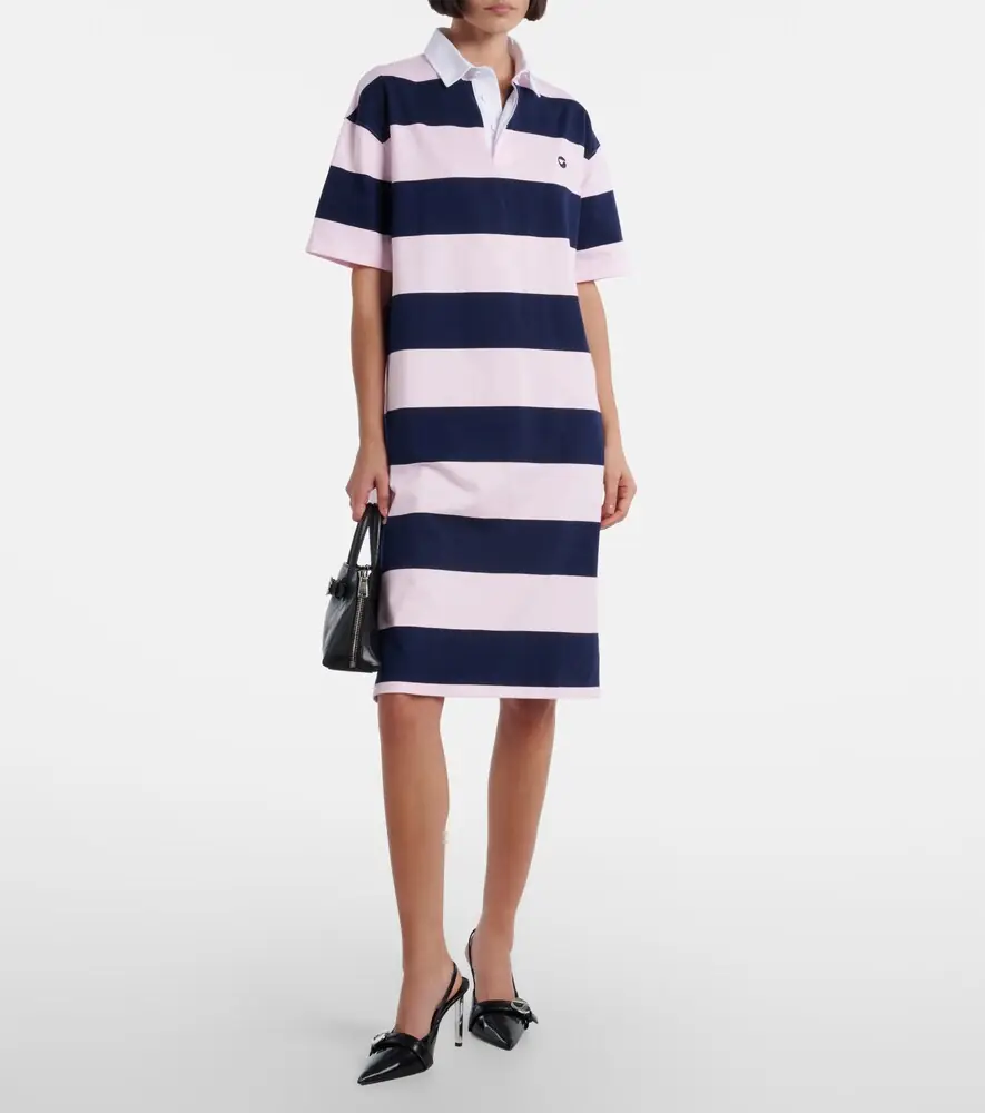 Coperni Striped cotton polo dress | Thumbnail 4 Coperni Striped cotton polo dress | Thumbnail 4