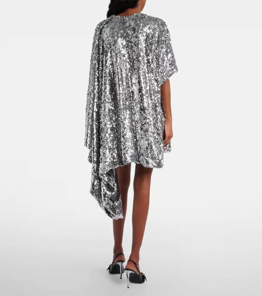 Coperni Zero Waste draped sequined minidress | Thumbnail 6 Coperni Zero Waste draped sequined minidress | Thumbnail 6