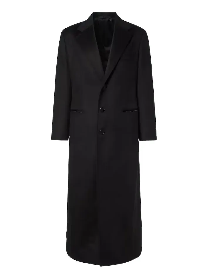 Wool and cashmere overcoat