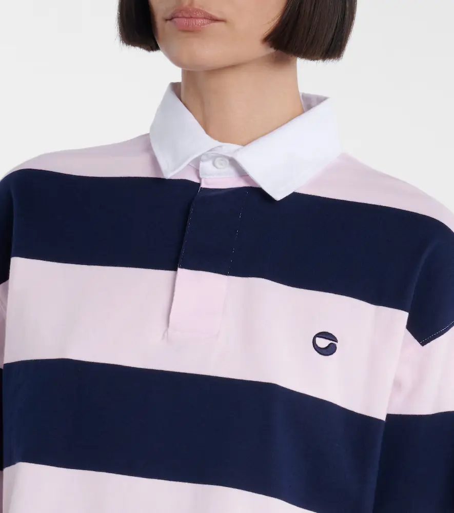Coperni Striped cotton polo shirt | Thumbnail 4