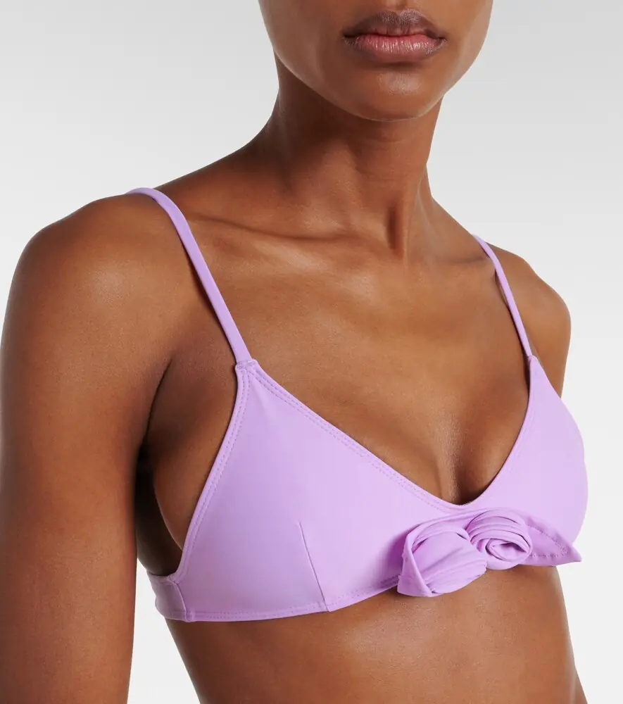 Coperni Flower floral-appliqué bikini top | Thumbnail 3