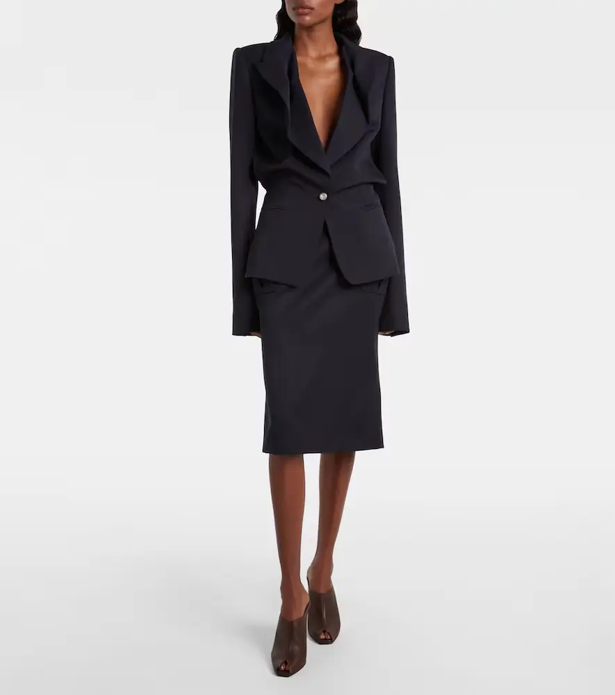 Alexander McQueen Horn leather mules | Thumbnail 2 Alexander McQueen Horn leather mules | Thumbnail 2