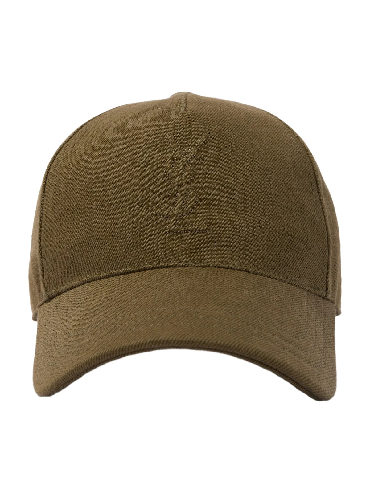 Saint Laurent Cassandre denim baseball cap
