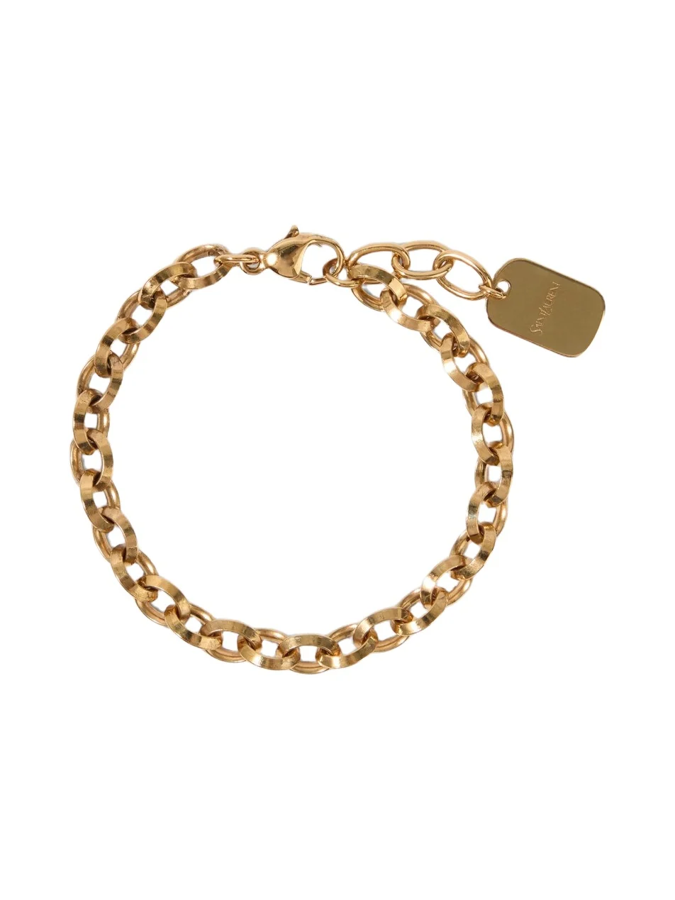 Saint Laurent Logo chain bracelet