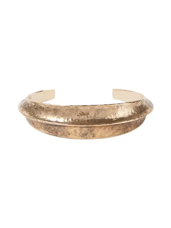 Saint Laurent Ridge cuff bracelet