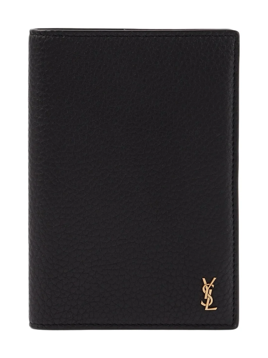 Saint Laurent Cassandre leather card holder