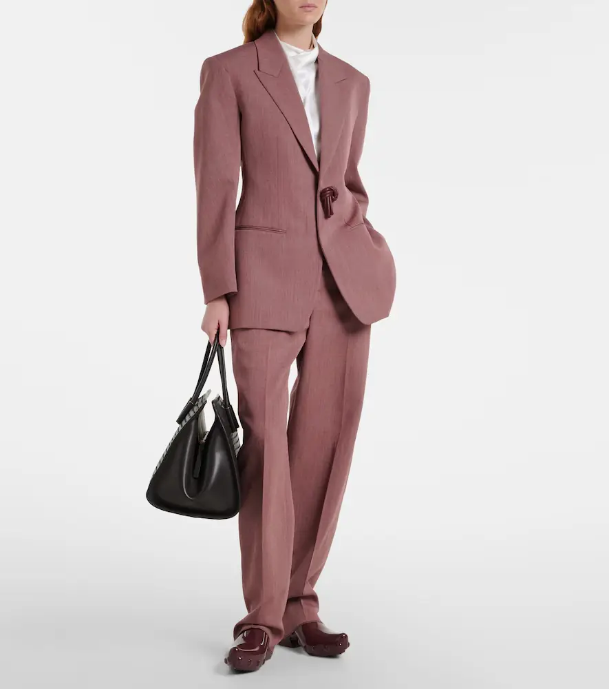 Bottega Veneta Wool and linen-blend blazer | Thumbnail 2
