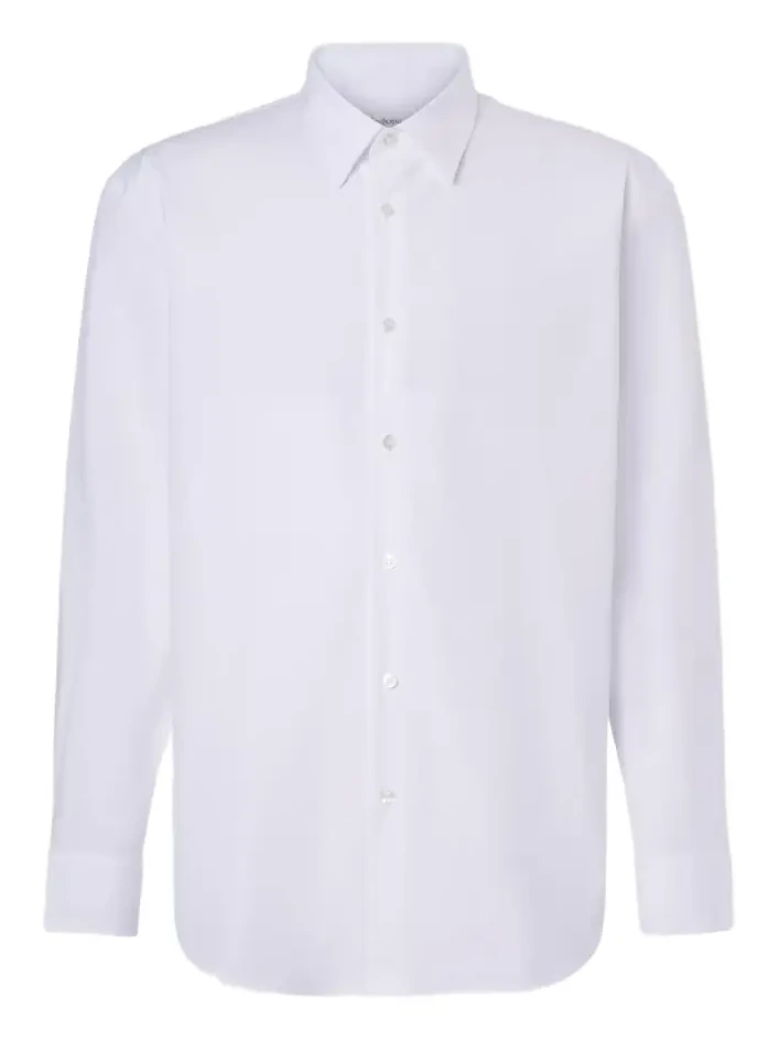 Cassandre cotton-blend poplin shirt