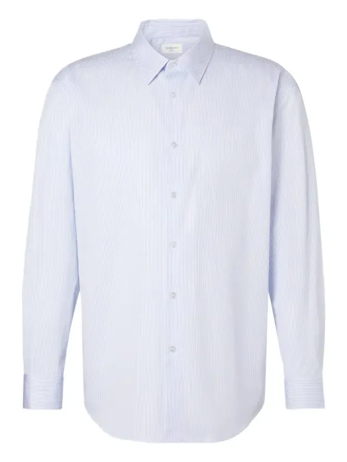 Saint Laurent Striped cotton shirt