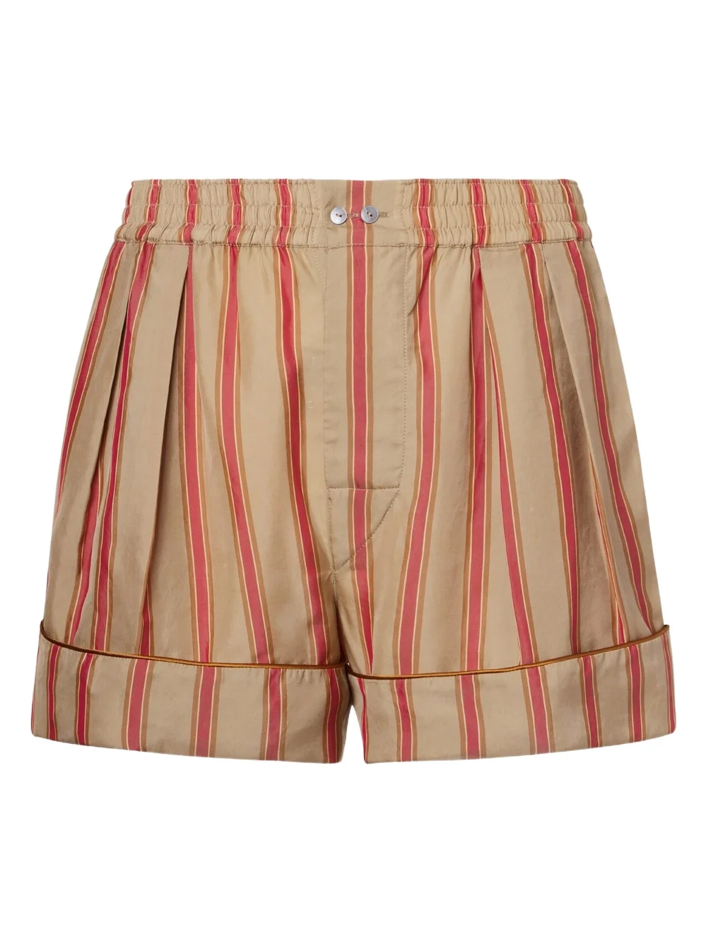 Saint Laurent Striped twill shorts