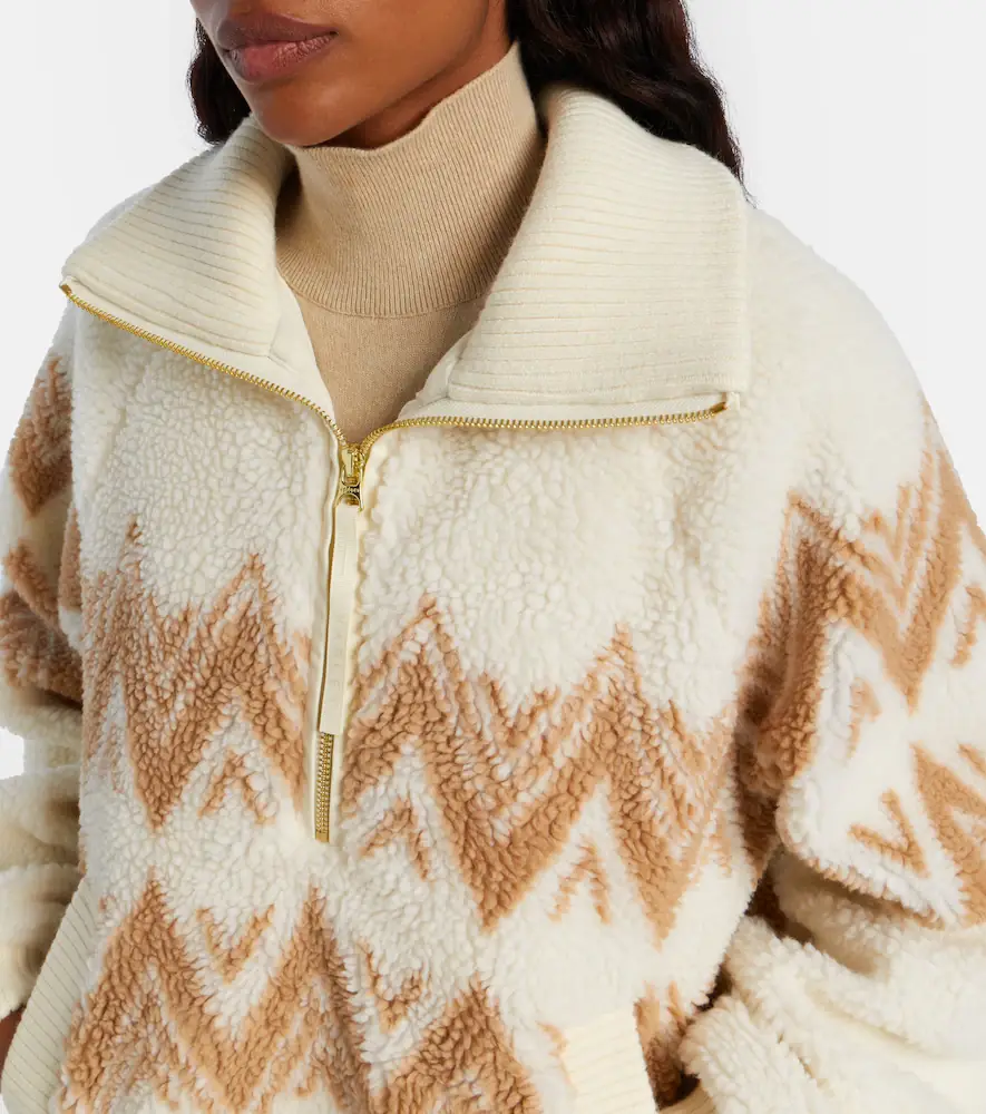 Varley Hendrik jacquard teddy jacket | Thumbnail 3 Varley Hendrik jacquard teddy jacket | Thumbnail 3