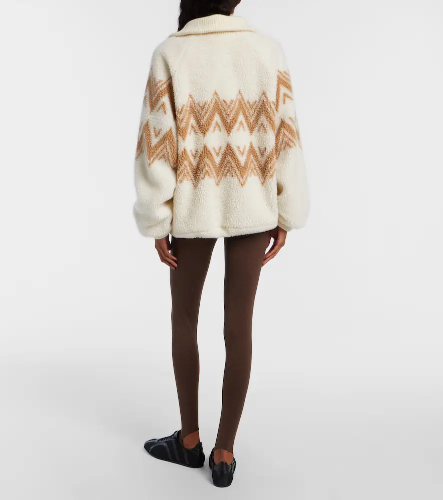 Varley Hendrik jacquard teddy jacket | Thumbnail 6 Varley Hendrik jacquard teddy jacket | Thumbnail 6