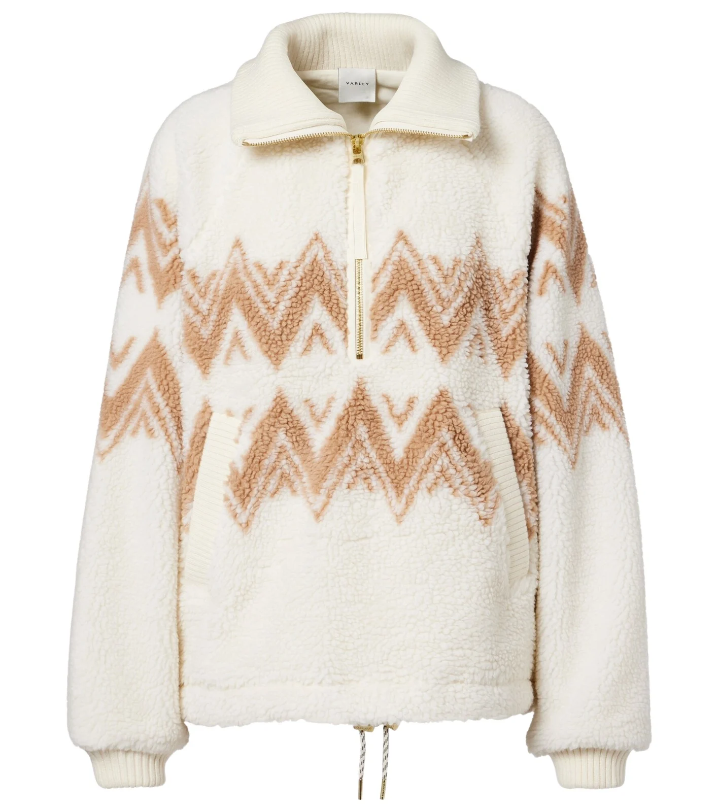 Varley Hendrik jacquard teddy jacket
