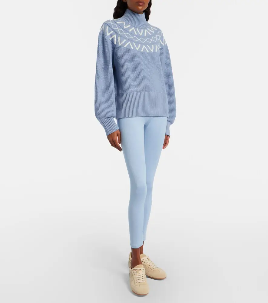 Varley Marcie ribbed-knit turtleneck sweater | Thumbnail 4