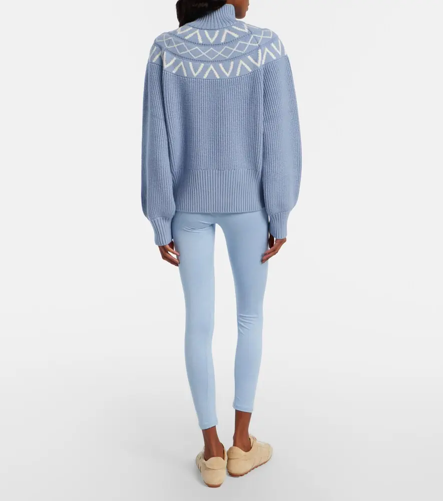 Varley Marcie ribbed-knit turtleneck sweater | Thumbnail 5