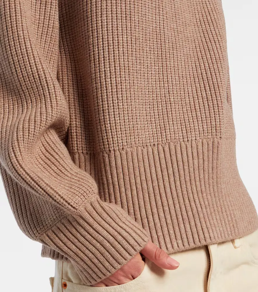 Varley Marcie ribbed-knit turtleneck sweater | Thumbnail 4
