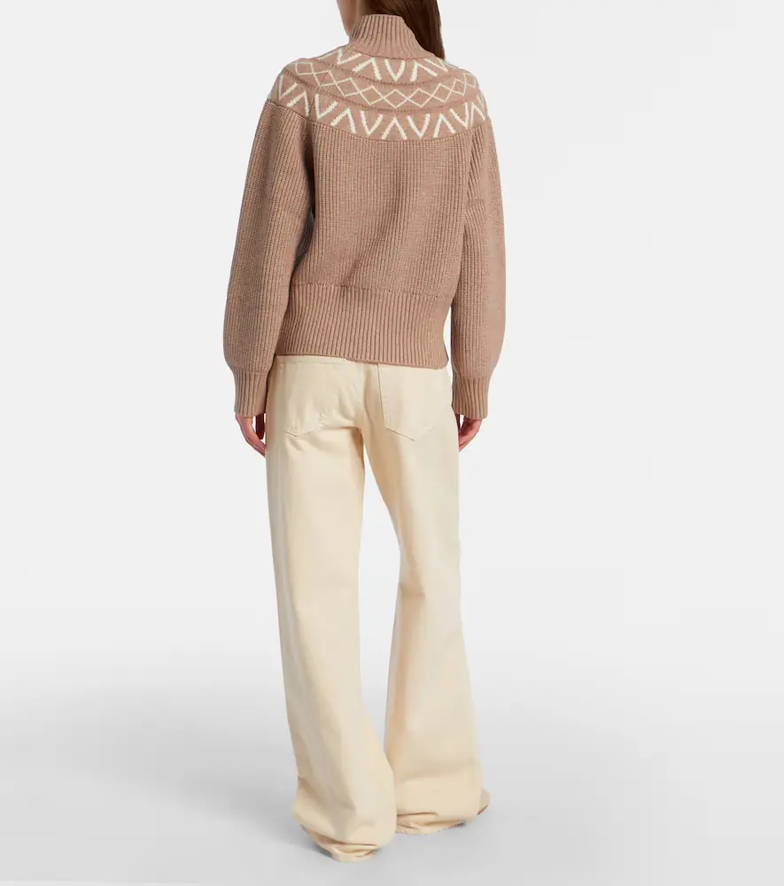 Varley Marcie ribbed-knit turtleneck sweater | Thumbnail 6