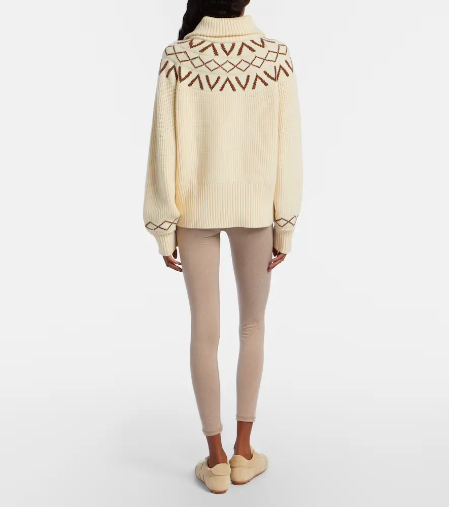 Varley Sigrid ribbed-knit half-zip sweater | Thumbnail 4 Varley Sigrid ribbed-knit half-zip sweater | Thumbnail 4
