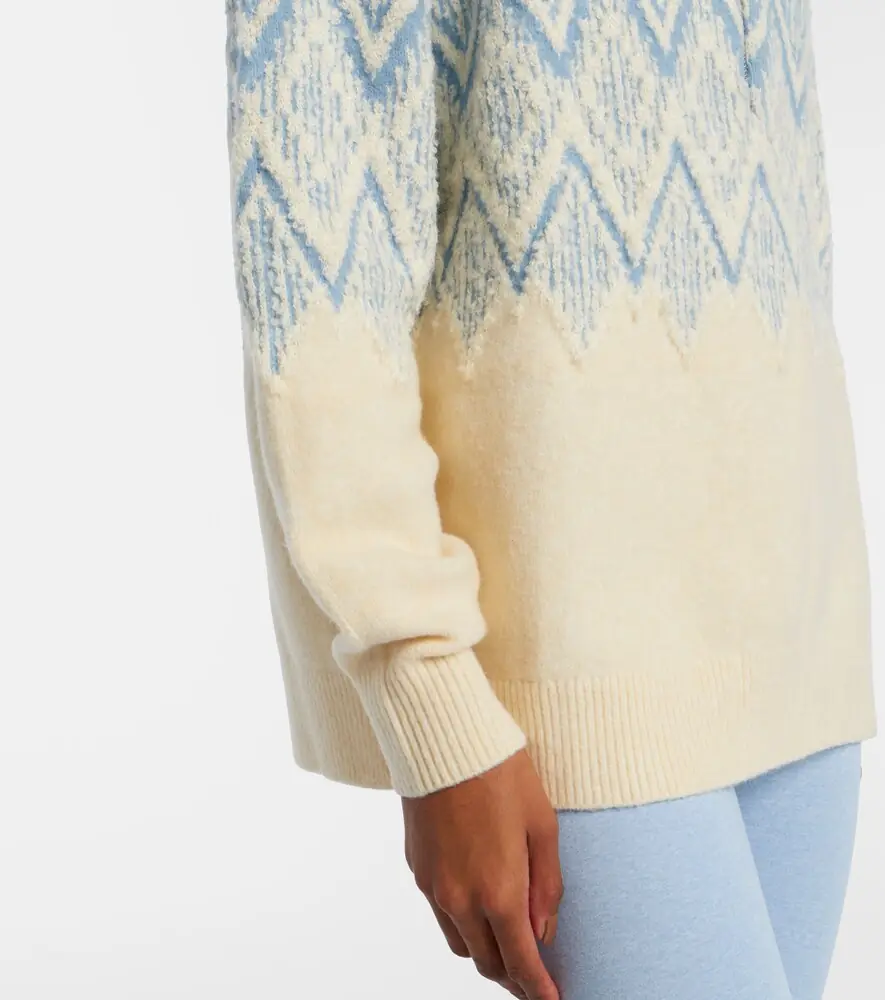 Varley Hedda jacquard half-zip sweater | Thumbnail 3 Varley Hedda jacquard half-zip sweater | Thumbnail 3