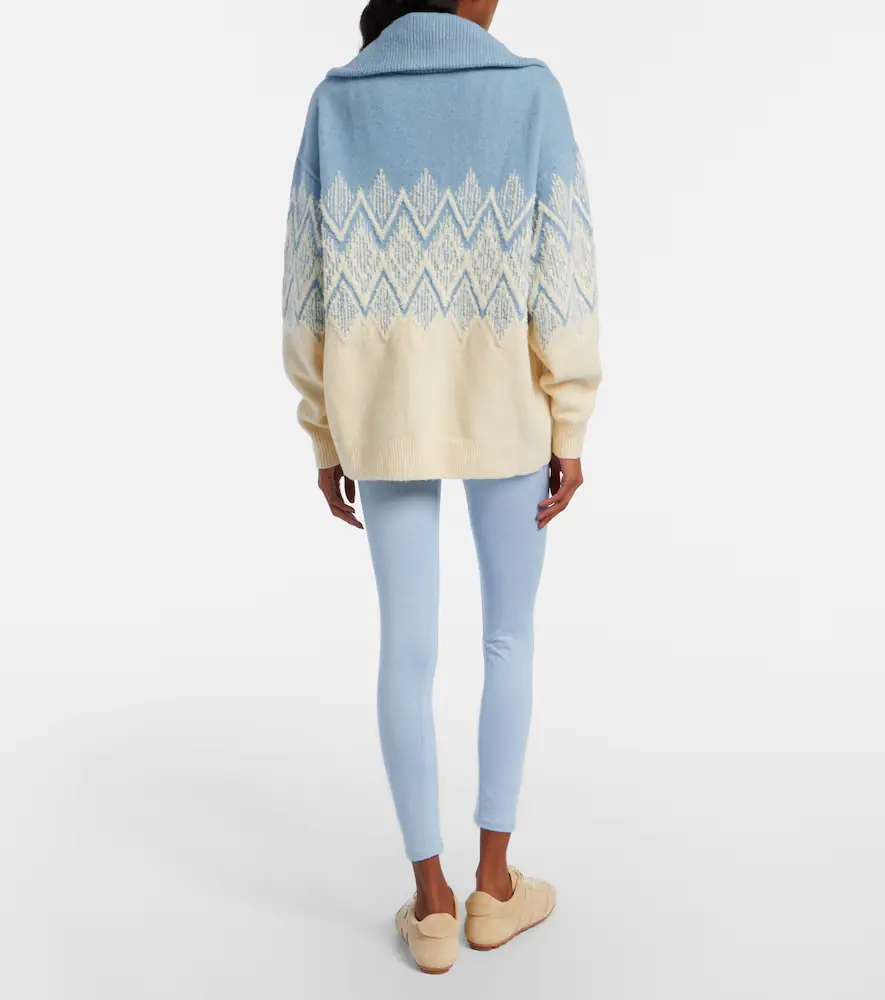 Varley Hedda jacquard half-zip sweater | Thumbnail 6 Varley Hedda jacquard half-zip sweater | Thumbnail 6