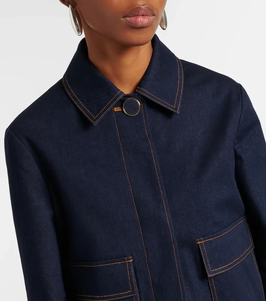 Veronica Beard Barrington embellished denim jacket | Thumbnail 2 Veronica Beard Barrington embellished denim jacket | Thumbnail 2