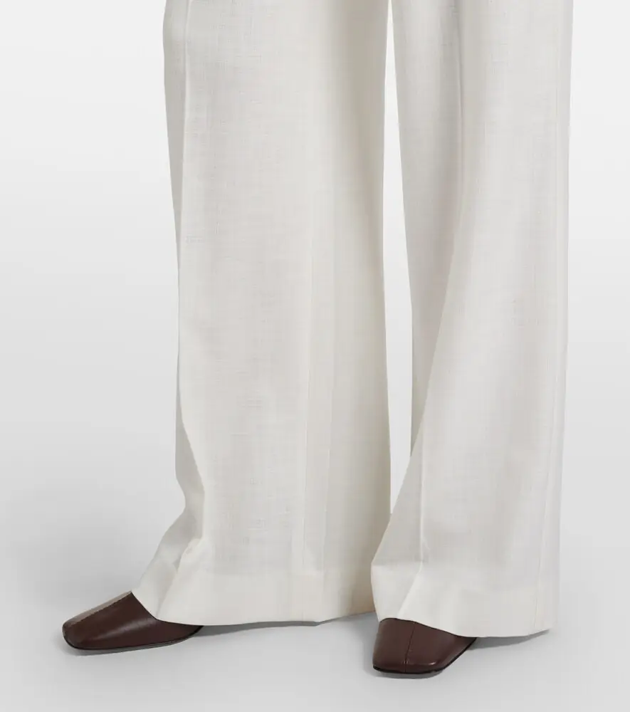 Veronica Beard Marbeau pleated wide-leg pants | Thumbnail 4 Veronica Beard Marbeau pleated wide-leg pants | Thumbnail 4
