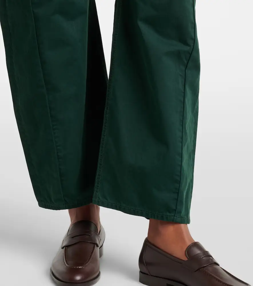 Veronica Beard Sloan cotton twill barrel-leg pants | Thumbnail 2 Veronica Beard Sloan cotton twill barrel-leg pants | Thumbnail 2