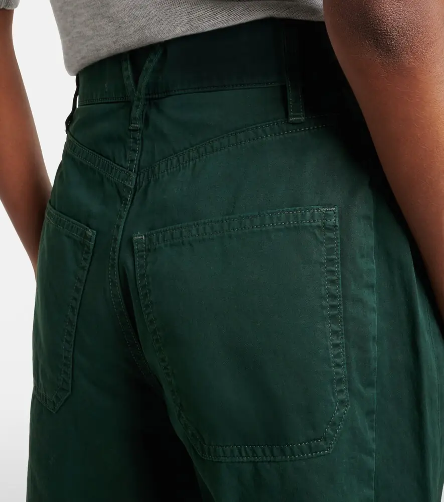 Veronica Beard Sloan cotton twill barrel-leg pants | Thumbnail 6 Veronica Beard Sloan cotton twill barrel-leg pants | Thumbnail 6