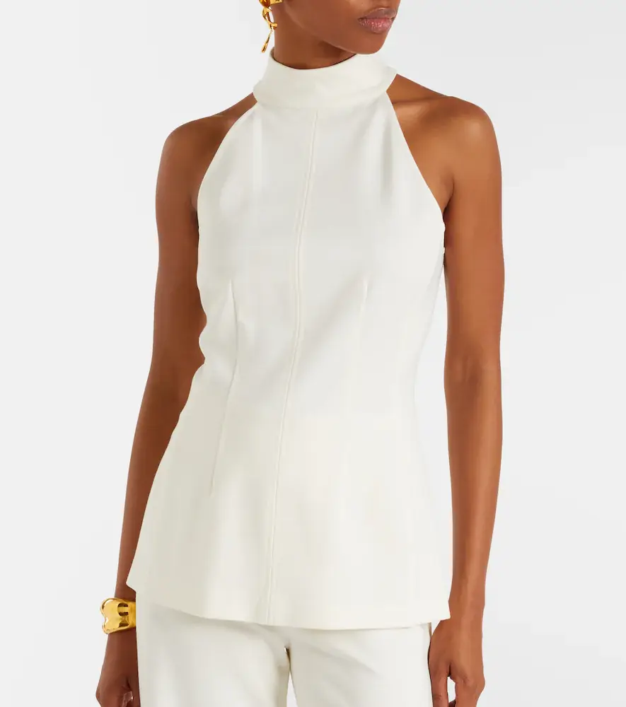 Veronica Beard Johanne halterneck top | Thumbnail 2 Veronica Beard Johanne halterneck top | Thumbnail 2