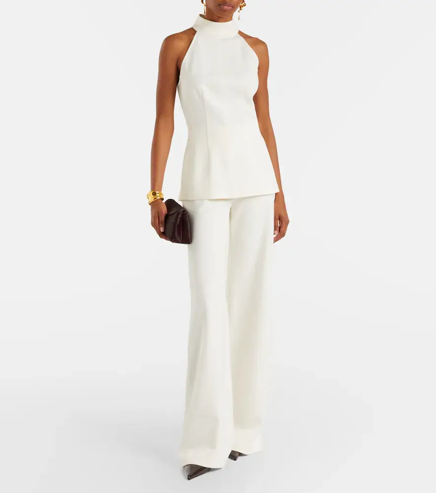 Veronica Beard Johanne halterneck top | Thumbnail 3 Veronica Beard Johanne halterneck top | Thumbnail 3