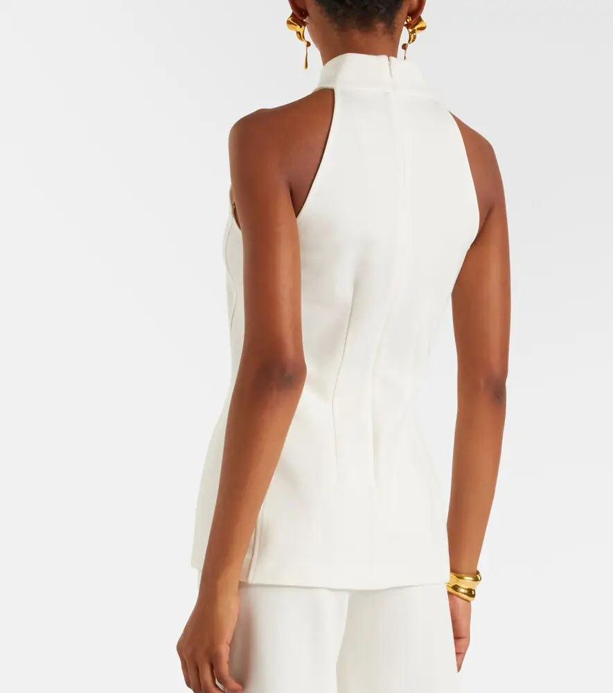 Veronica Beard Johanne halterneck top | Thumbnail 4 Veronica Beard Johanne halterneck top | Thumbnail 4