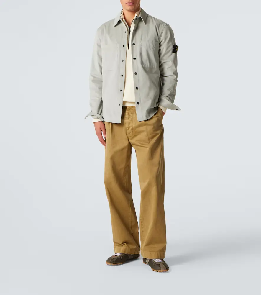 Stone Island Compass cotton corduroy overshirt | Thumbnail 2 Stone Island Compass cotton corduroy overshirt | Thumbnail 2