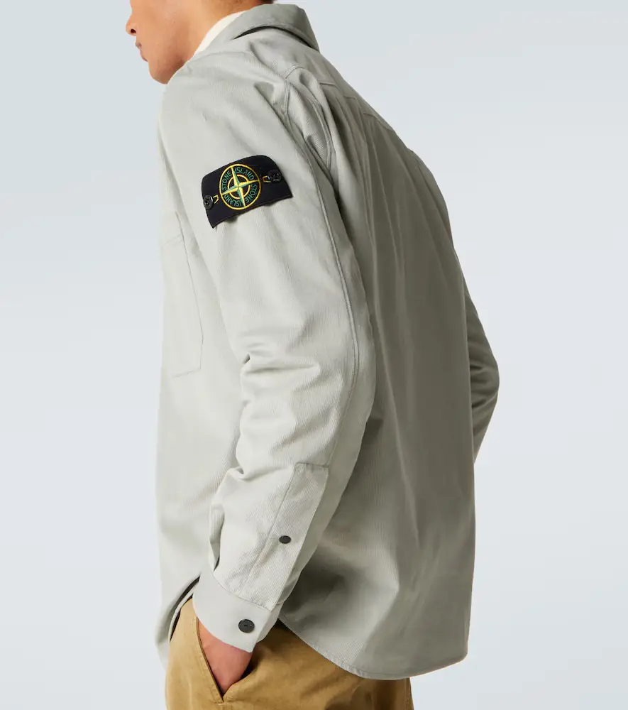 Stone Island Compass cotton corduroy overshirt | Thumbnail 6 Stone Island Compass cotton corduroy overshirt | Thumbnail 6
