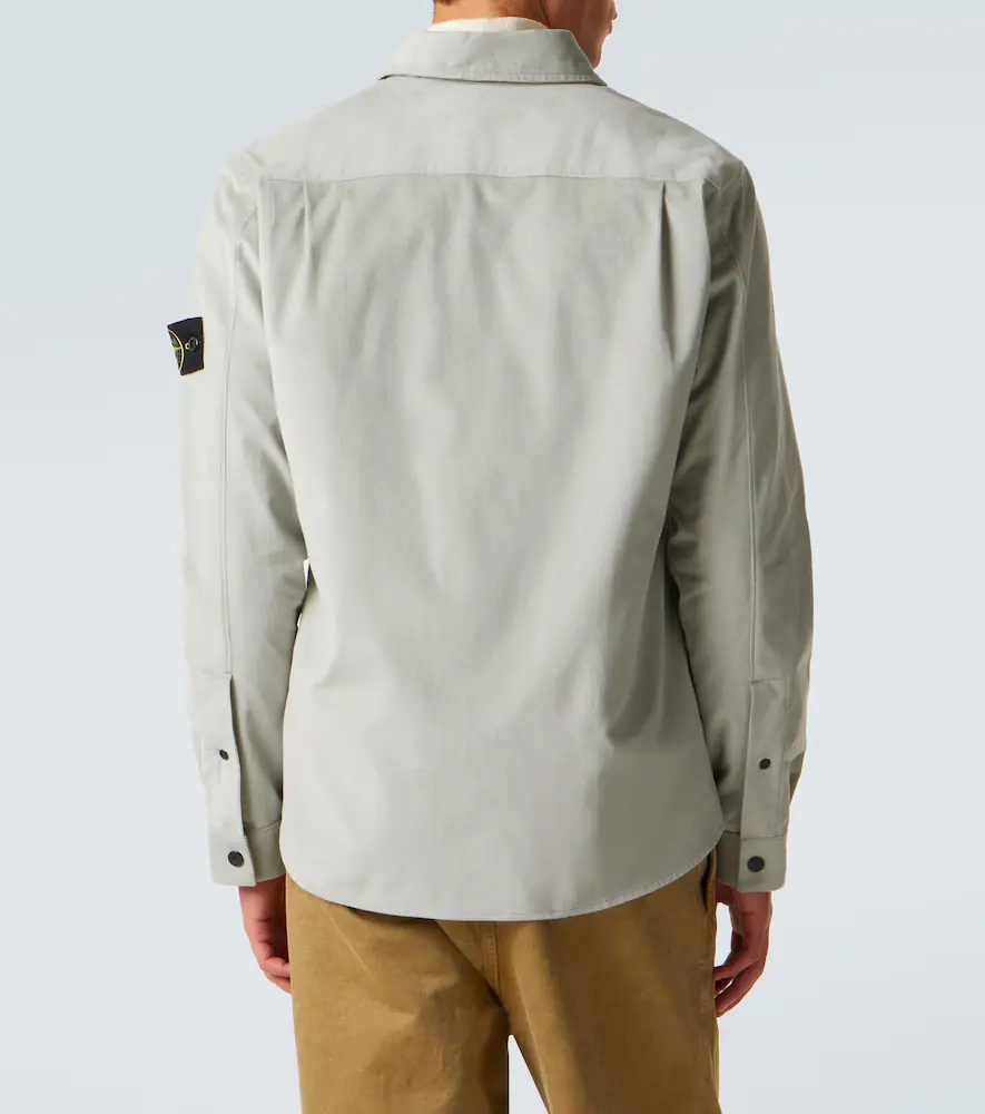 Stone Island Compass cotton corduroy overshirt | Thumbnail 7 Stone Island Compass cotton corduroy overshirt | Thumbnail 7
